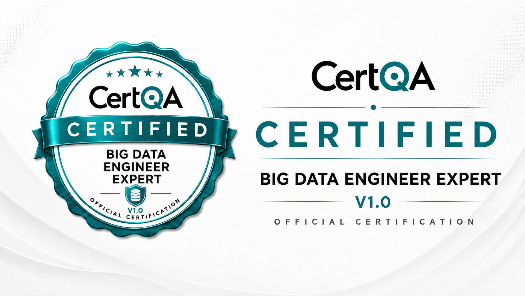 Big Data Engineer Expert official CertQA certification badge