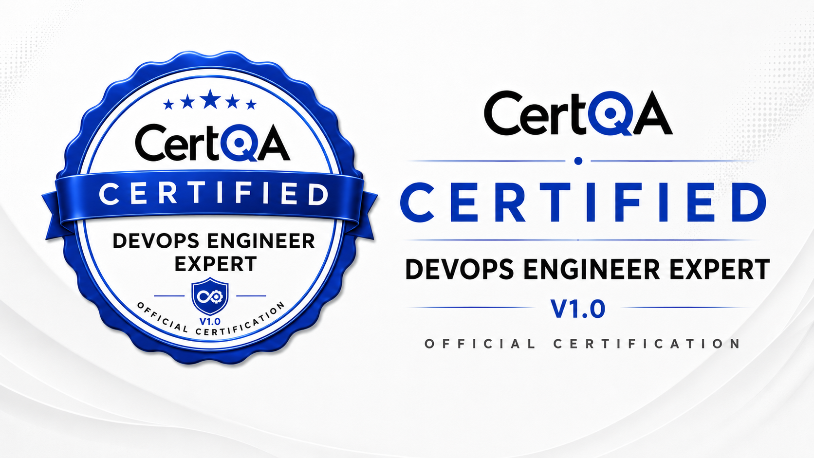 DevOps Engineer Expert official CertQA certification badge